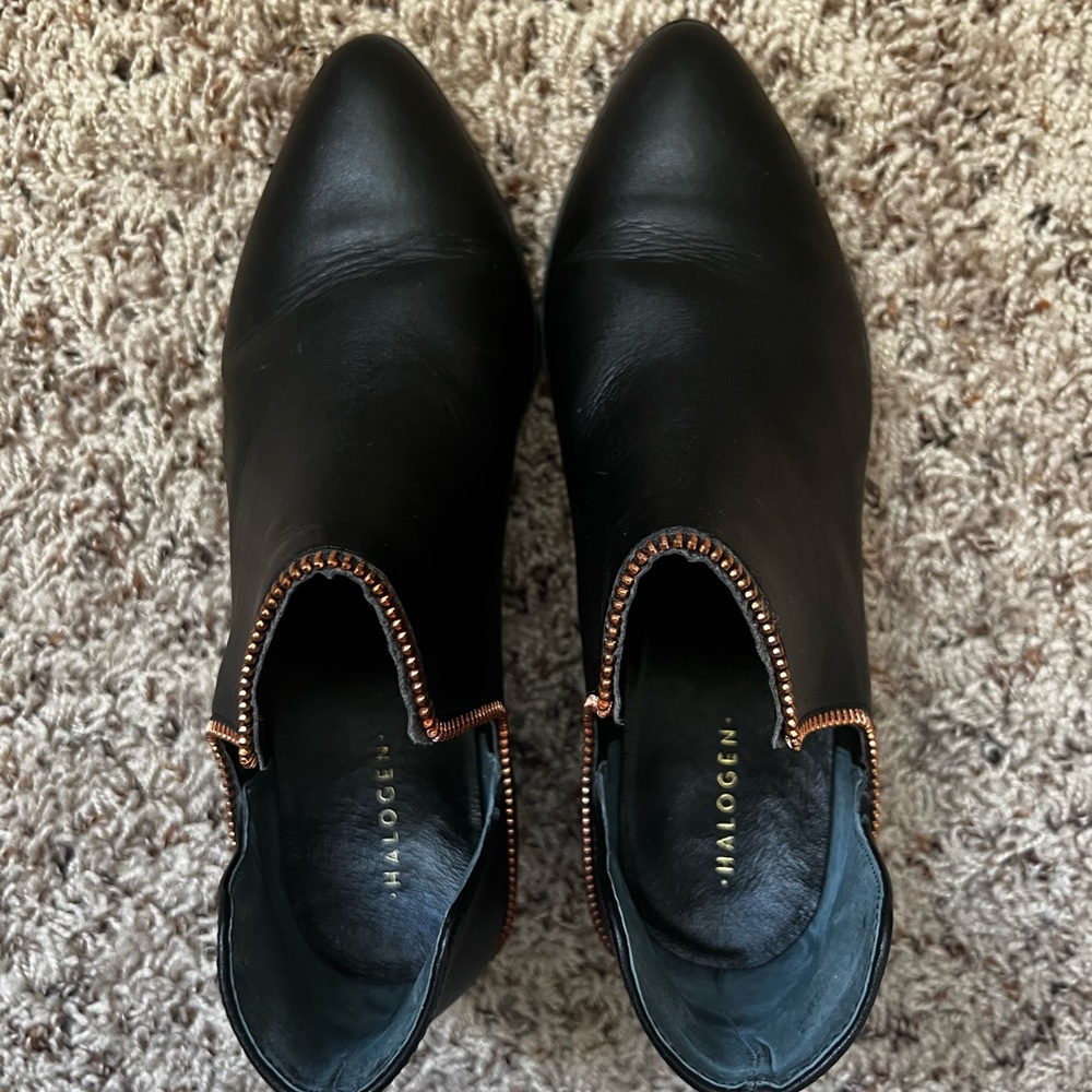 Halogen Piper Black Booties - Picture 7 of 12